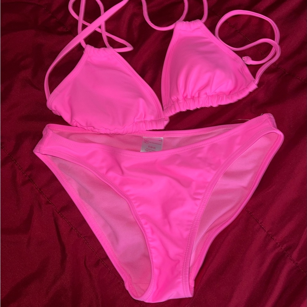 Pink 2 Piece Bikini Set
